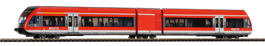 PIKO 59520 - H0 - 2 tlg. Dieseltriebwagen GTW BR 646 Stadler der DB AG; Ep. VI